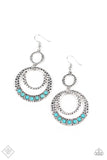 Dizzying Deserts - blue - Paparazzi Accessories